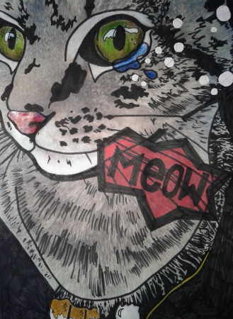 Tijgertje (stift, papier, potlood)