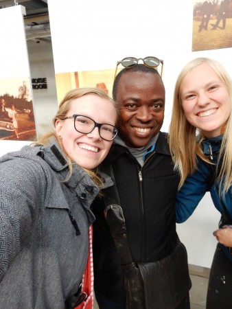 Selfie met Marcel Pinas