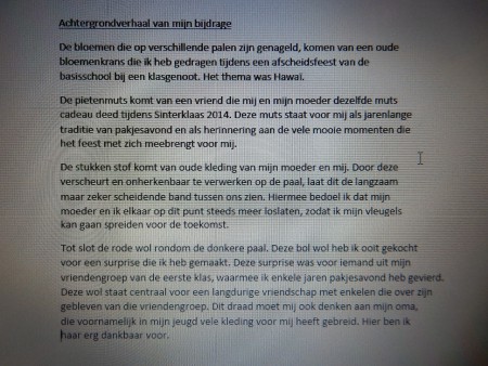 Achtergrondverhaal van mijn bijdrage
